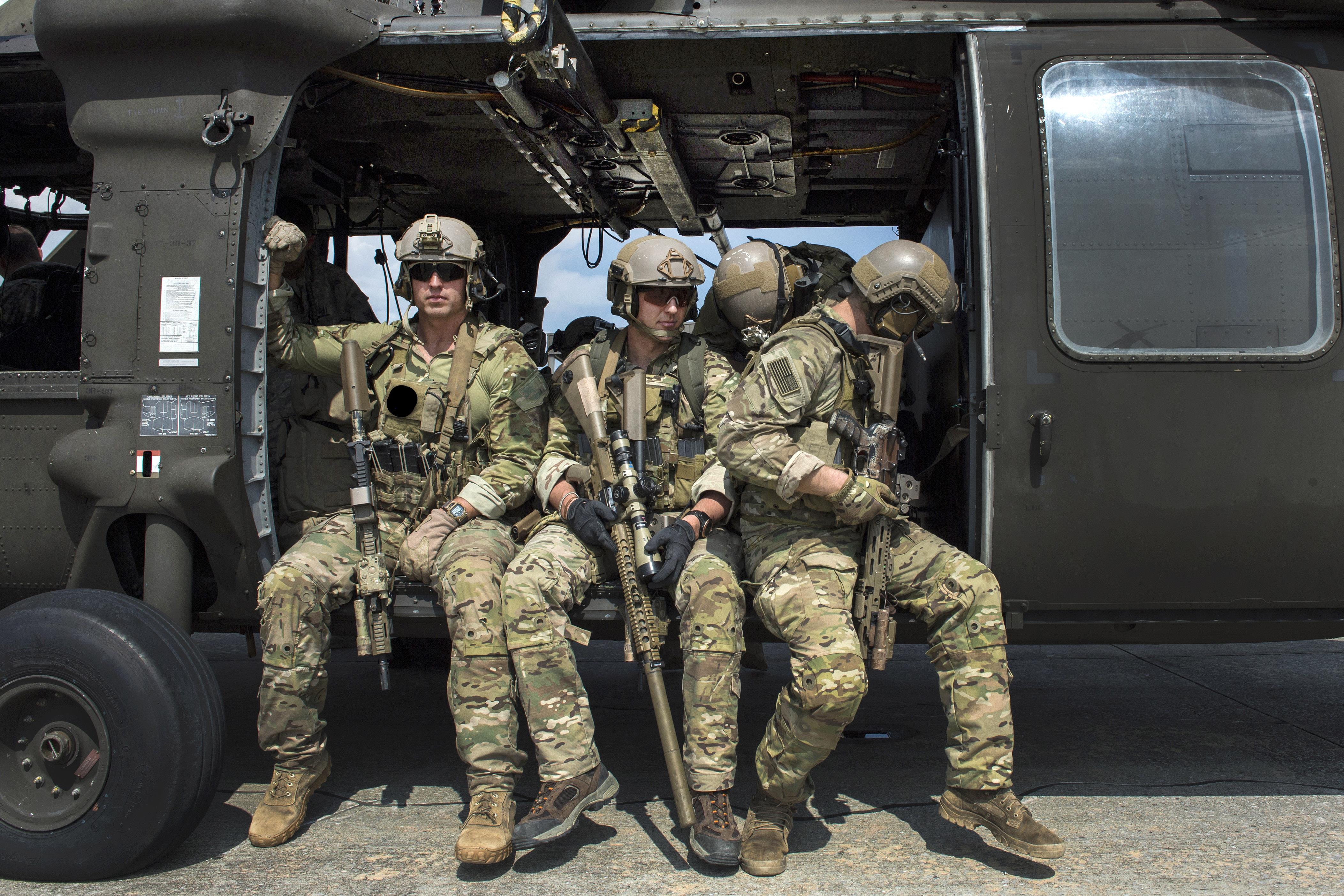 1 Geronimo Snipers Shoot From Black Hawk Platform Joint Base