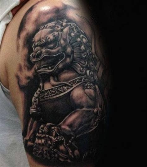 100 Foo Dog Tattoo Designs For Men Chinese Gaurdian Lions