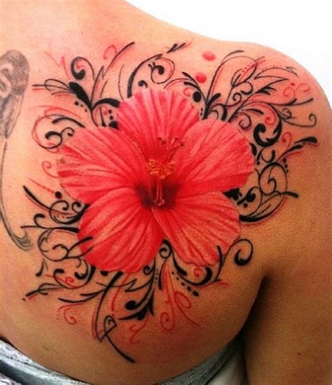 100 S Of Hawaiian Flower Tattoo Design Ideas Pictures Gallery