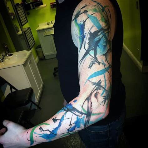 100 Watercolor Tattoo Designs For Men Cool Ink Ideas