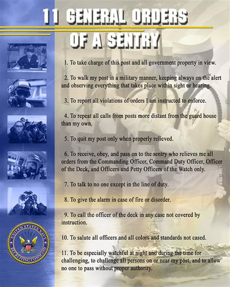 11 General Orders Of A Sentry Navy Slideshare