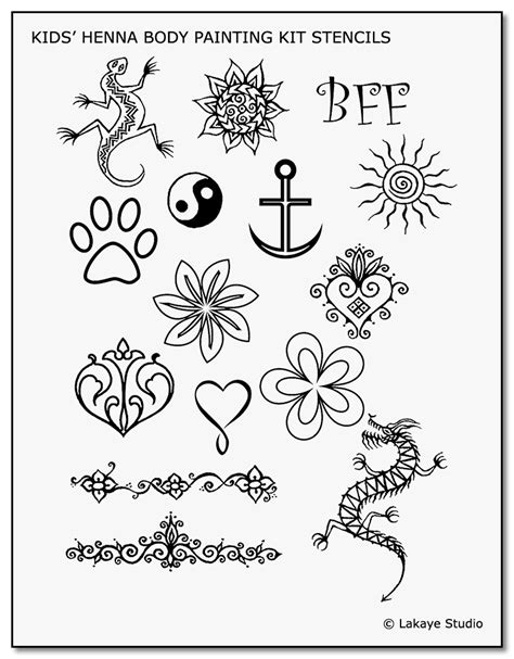 13 Free Printable Tattoo Patterns For Quick And Easy Tattooing