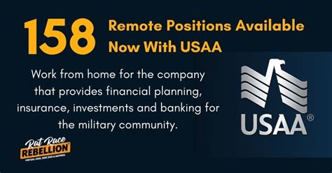 158 Remote Positions Now Available With Usaa Great Benefits Work