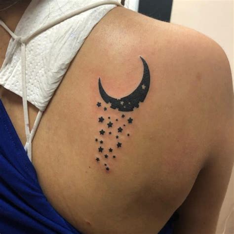 16 Best Stars And Moon Best Tattoo Images On Pinterest Design Tattoos