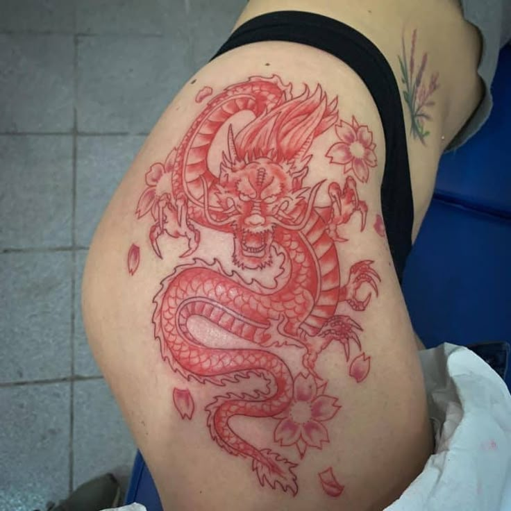 17 Fanciful Leg Dragon Tattoos Tattoos For Women Dragon Tattoo Best