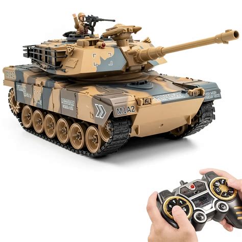 2 4G Radio Remote Control Rc Airsoft Battle Tank Military Army Tanks