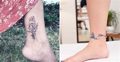 20 Beautiful Ankle Tattoos Ideas For Womens Phineypet