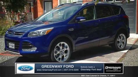 2015 Ford Escape Walk Around Greenway Ford Orlando Youtube