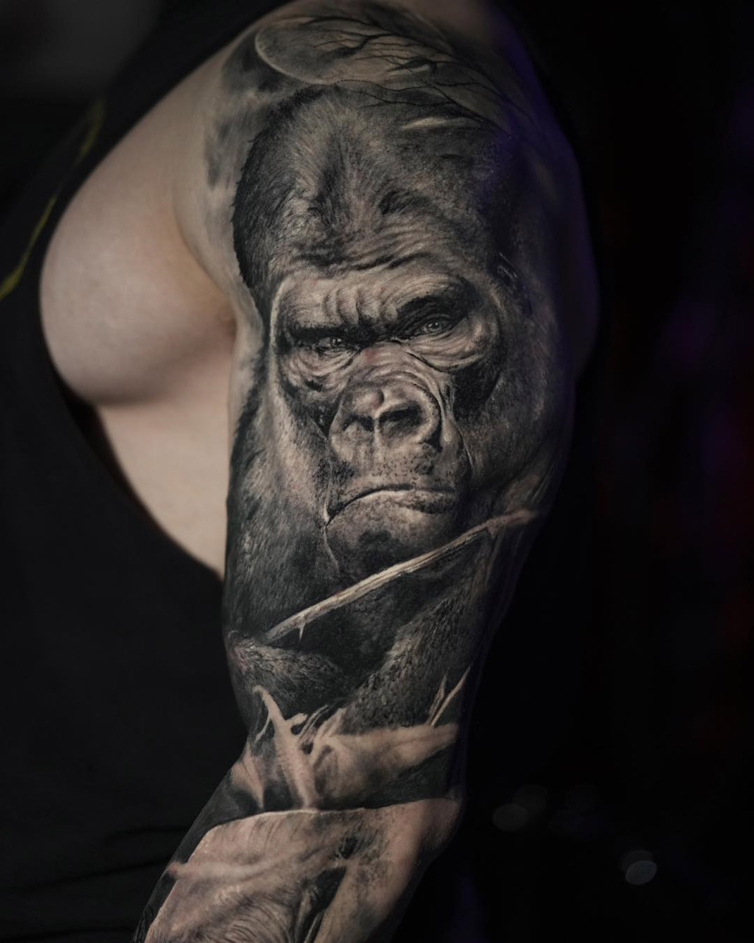 25 Incredible Gorilla Tattoo Ideas For Men In 2023