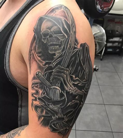 29 Cool Grim Reaper Tattoo Designs