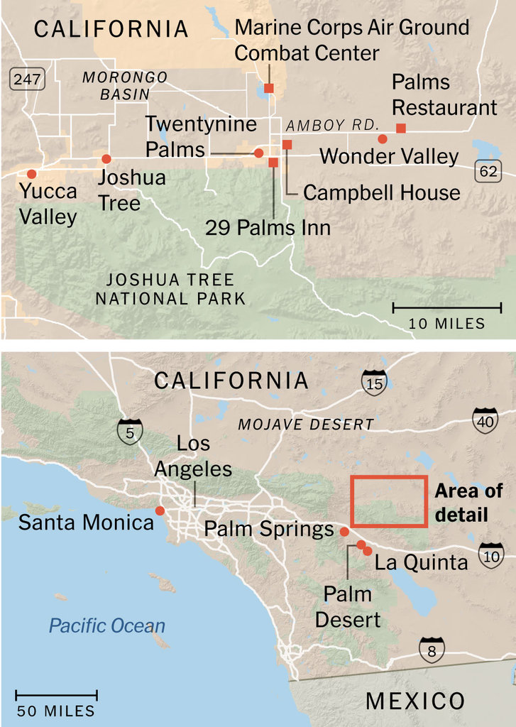 29 Palms Marine Base Map Maping Resources