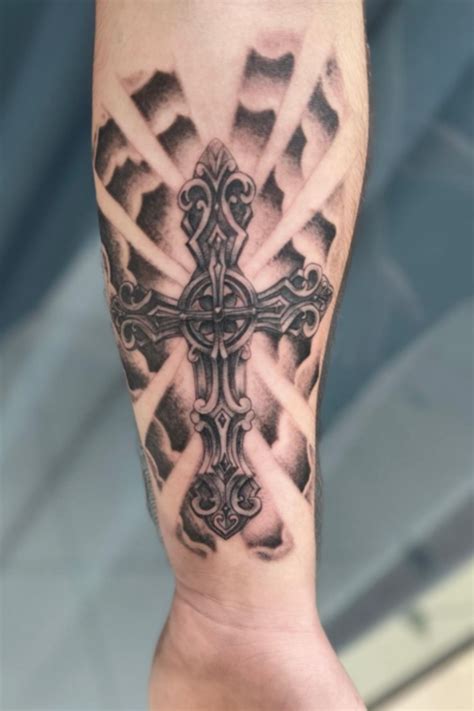 30 Cross Tattoos Ideas For Forearm Back Hand More Parade