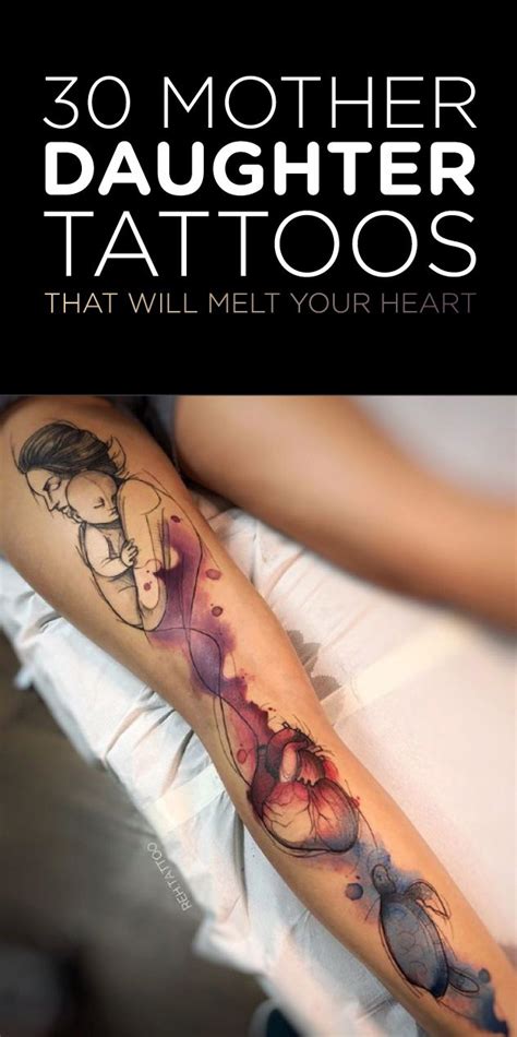 30 Mother Daughter Tattoos That Will Melt Your Heart Tattoos For