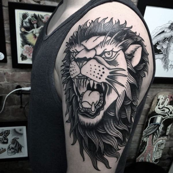 30 Traditional Lion Tattoos For Men Youtube