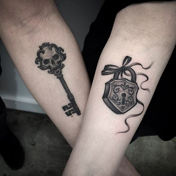 32 Must See Skeleton Key Tattoo Designs Key Tattoo Designs Tattoo