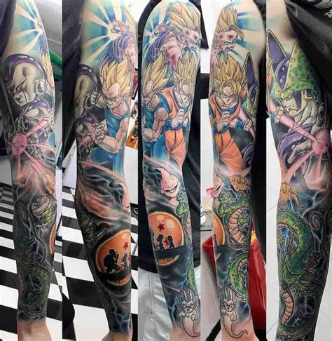 38 Amazing Dragon Ball Z Tattoo Arm Image Hd