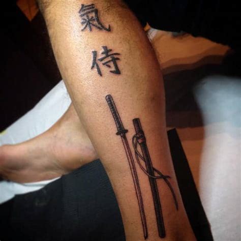 40 Katana Tattoo Designs For Men Japanese Sword Ink Ideas Warrior