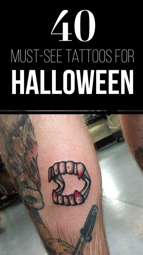 40 Must See Tattoos For Halloween Tattoo For A Week