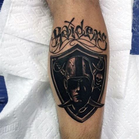 40 Oakland Raiders Tattoos For Men 2024 Inspiration Guide Full