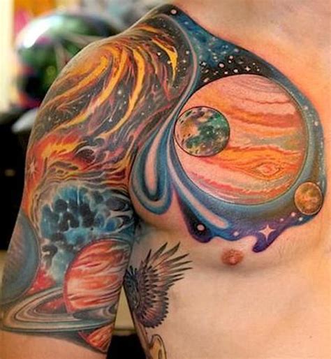 40 Space Tattoo Ideas Art And Design