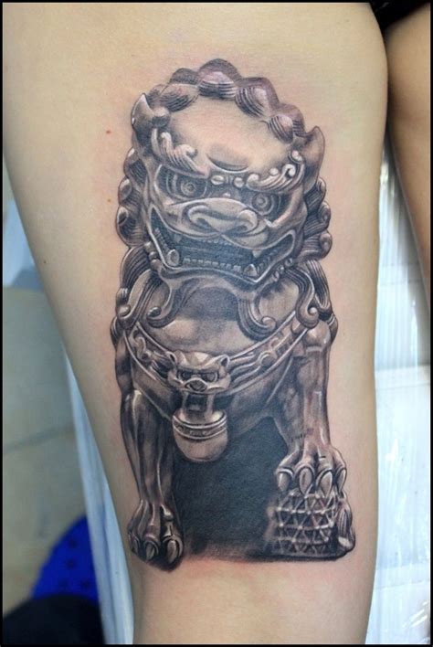 40 Ultimate Foo Dog Tattoo Designs