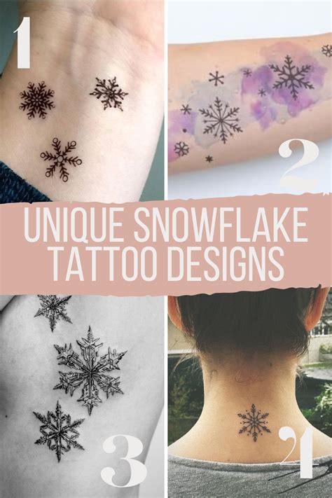 43 Unique Snowflake Tattoo Ideas Artofit