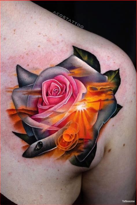 45 Very Provocative Rose Tattoos That Are Sure To Catch The Eye