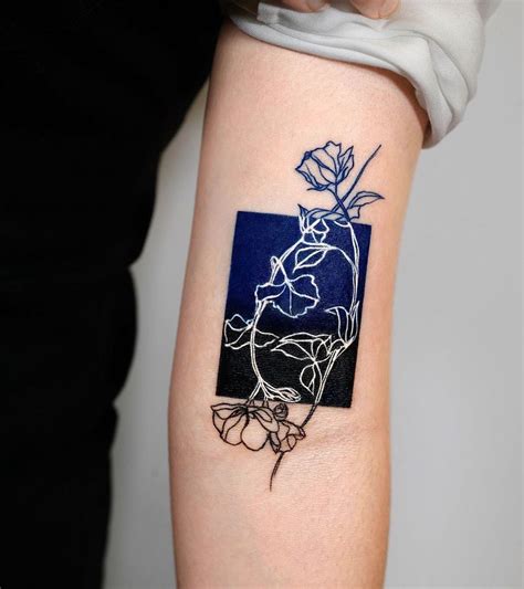 50 Beautiful White On Black Tattoos Artofit