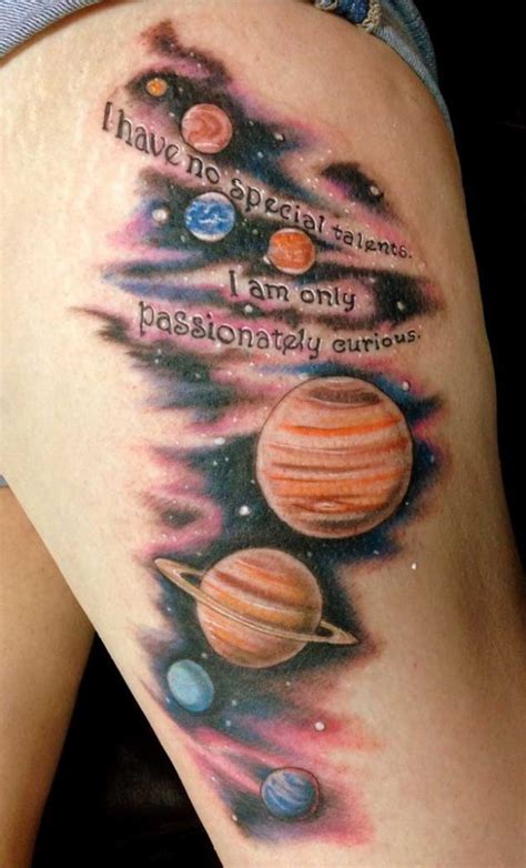 50 Earth Shattering Space Tattoos That Are Literally Out Of This World