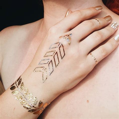 50 Gold Tattoo Designs And Ideas For Women Feel Like A Queen 2019