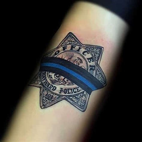 50 Police Tattoos For Men Law Enforcement Officer Design Ideas