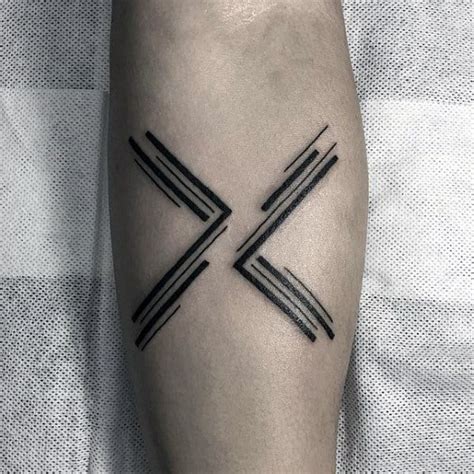 50 Simple Line Tattoos For Men Manly Ink Design Ideas