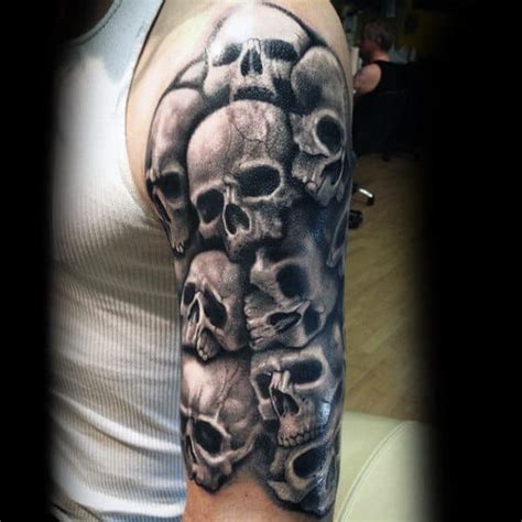 50 Skull Tattoo Designs For Men