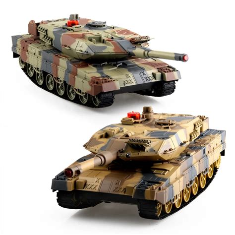 516C 2 4G 1 24 Scale Simulation Remote Control Battle Tank Led