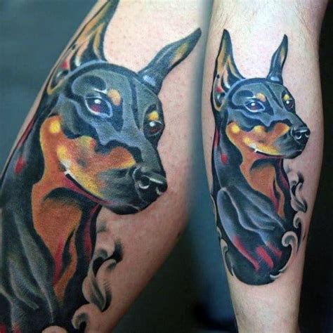 60 Doberman Tattoo Designs For Men Dog Ink Ideas