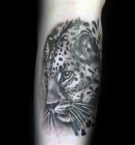 60 Leopard Tattoos For Men Designs With Strength And Prowess