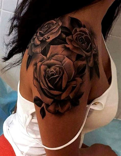 60 Most Elegant Rose Tattoo Ideas For Women Black Rose Tattoos Rose