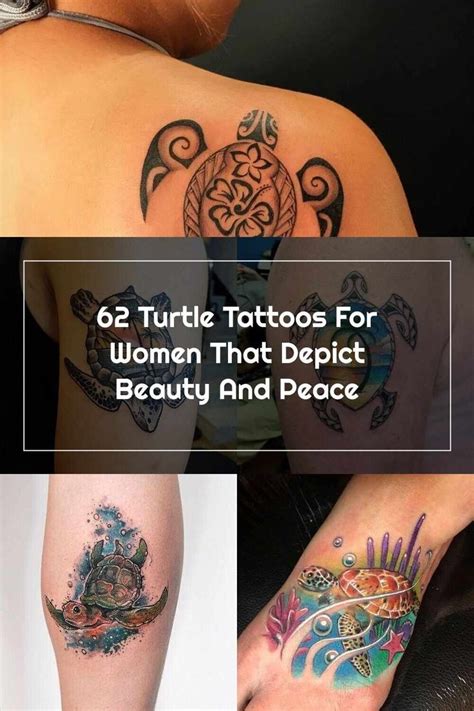 62 Turtle Tattoos For Women That Depict Beauty And Peace