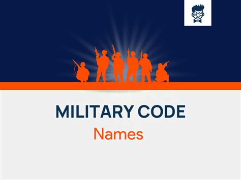 625 Military Code Names For Your Next Mission Brandboy