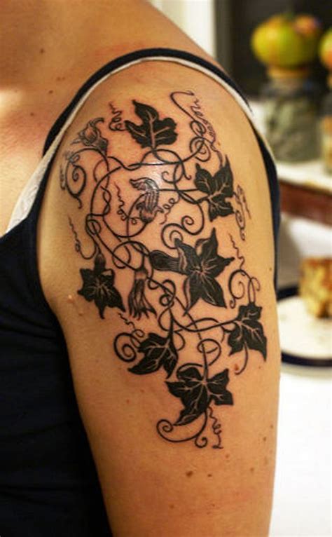 67 Cool Vine Shoulder Tattoos