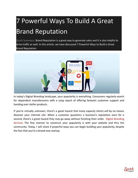 7 Powerful Ways To Build A Great Brand Reputation