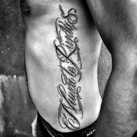 75 Tattoo Lettering Designs For Men Manly Inscribed Ink Ideas