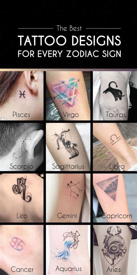 78 Best Zodiac Tattoos