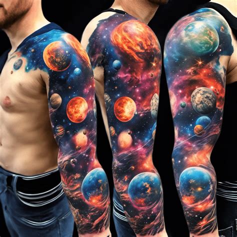 78 Space Tattoo Ideas Created With Ai Artaistry