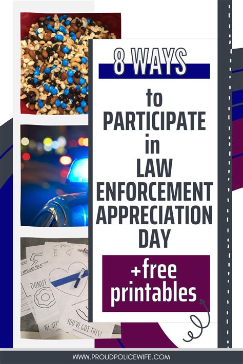 8 Creative Ways To Participate In Thank A Police Officer Day