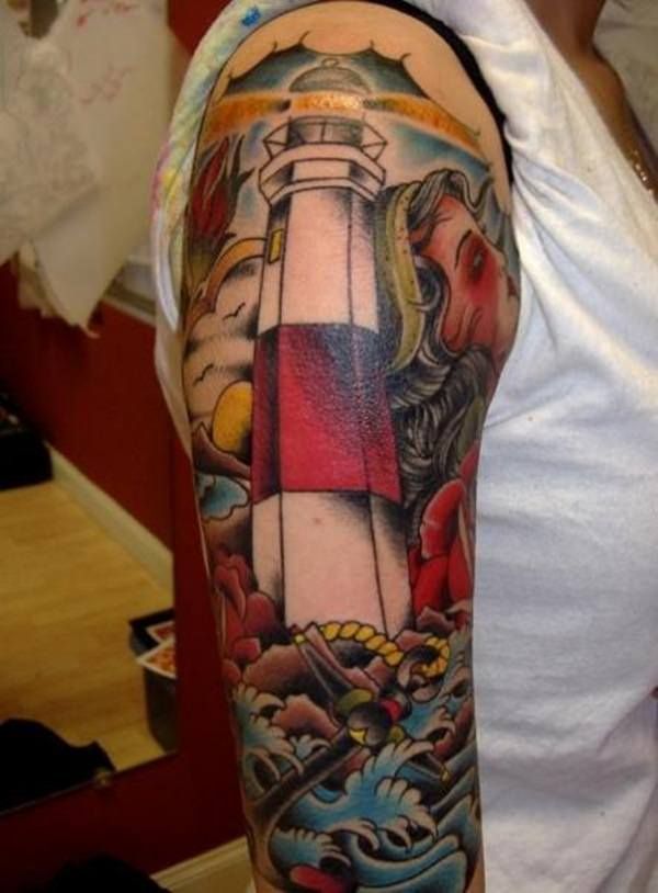 85 Mind Blowing Lighthouse Tattoos And Their Meaning Authoritytattoo