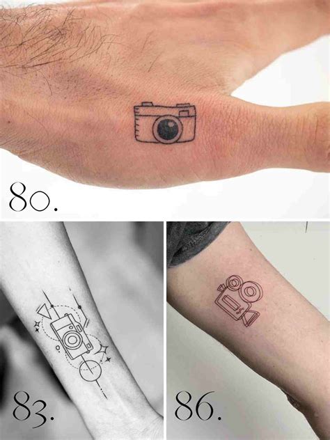 87 Camera Tattoo Ideas For Minimalist Photographers Tattoo Glee