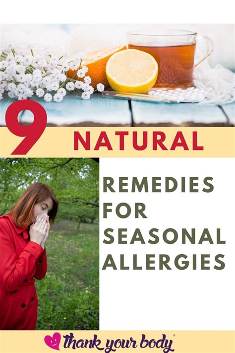 9 Natural Remedies For Seasonal Allergies Histamine Release 2020