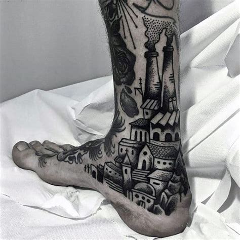 90 Foot Tattoos For Men Step Into Manly Design Ideas