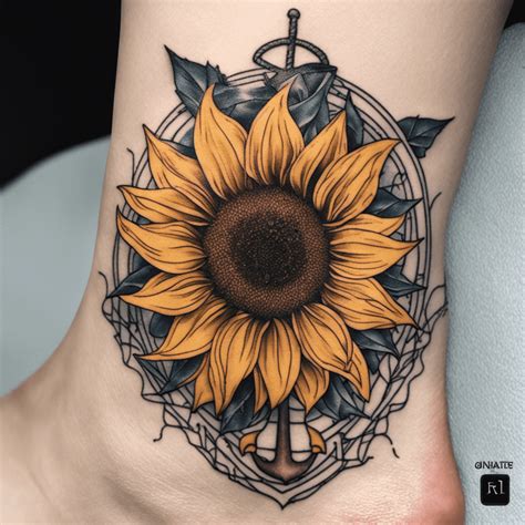 95 Sunflower Tattoo Ideas Created With Ai Artaistry